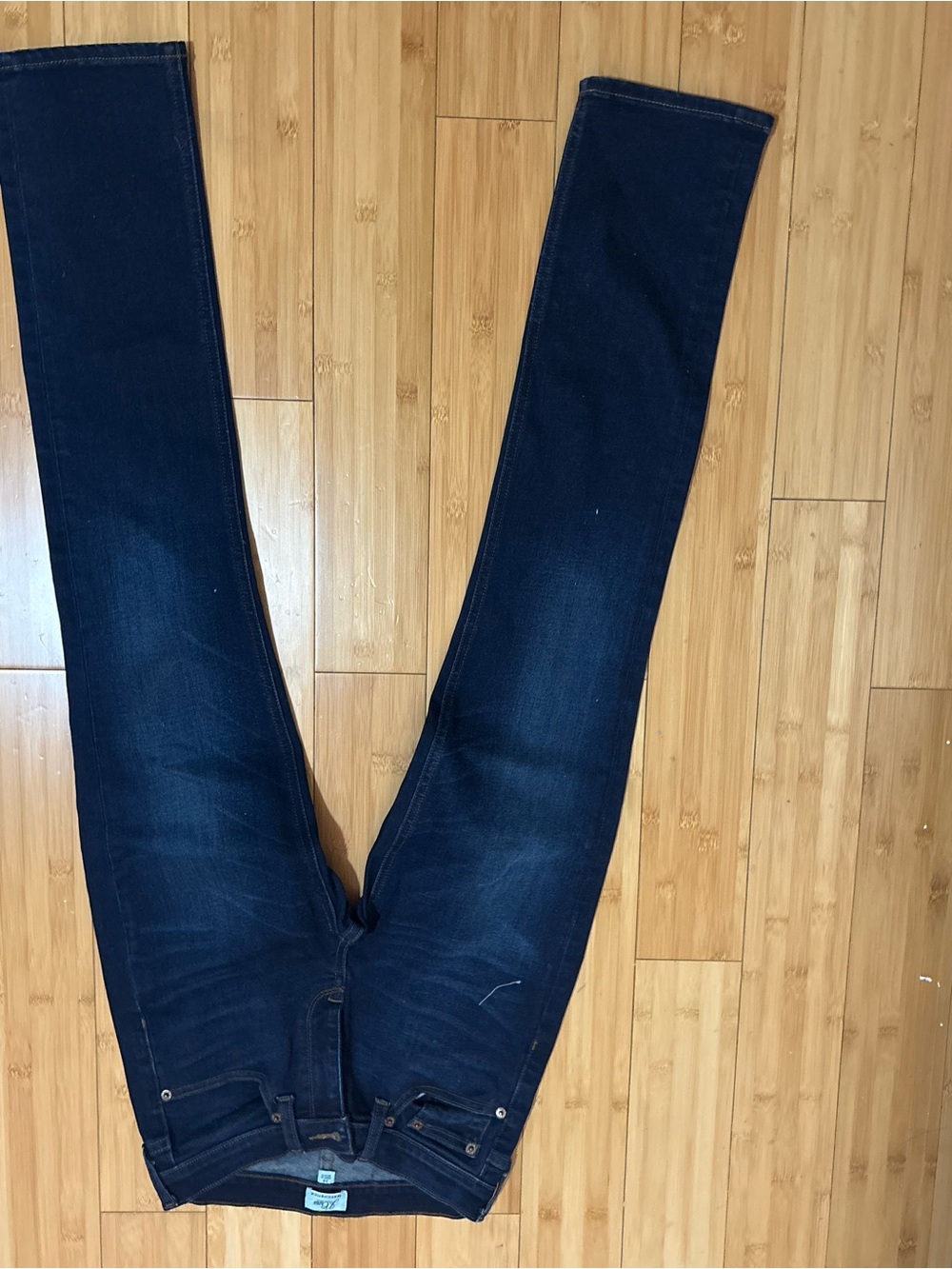J. Crew Women's Straight-Leg Dark Blue Jeans